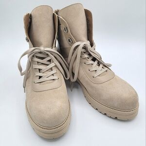 Avellini Combat Boots Desert Tan NWOT #2618